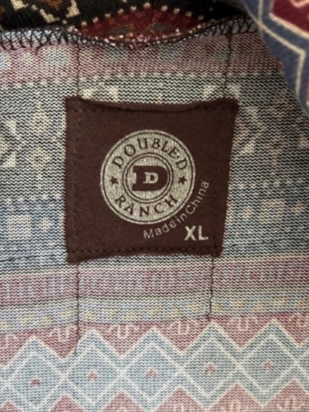 Double D Ranch Aztec Open Front Cardigan - Picture 4 of 5